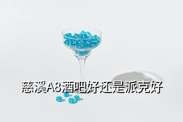 慈溪A8酒吧好還是派克好