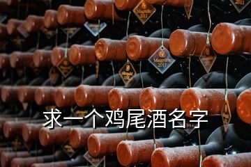 求一個雞尾酒名字
