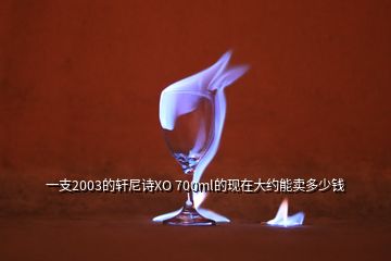 一支2003的軒尼詩(shī)XO 700ml的現(xiàn)在大約能賣(mài)多少錢(qián)