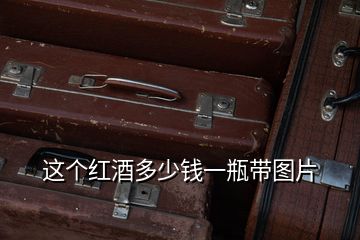 這個(gè)紅酒多少錢一瓶帶圖片