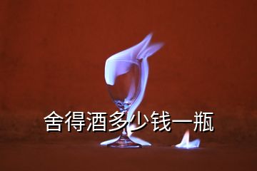 舍得酒多少錢(qián)一瓶