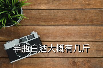 半瓶白酒大概有幾斤