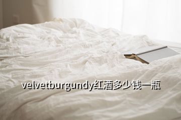 velvetburgundy紅酒多少錢(qián)一瓶