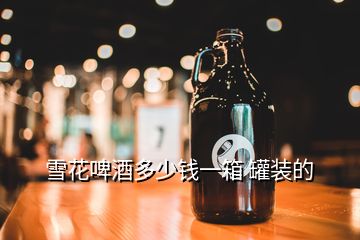 雪花啤酒多少錢(qián)一箱 罐裝的
