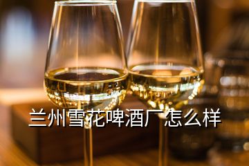 蘭州雪花啤酒廠(chǎng)怎么樣