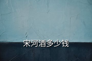 宋河酒多少錢