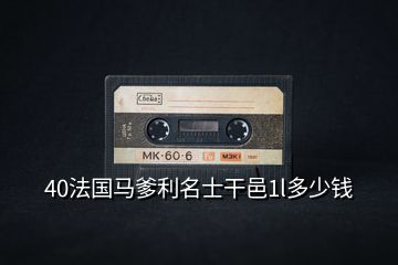 40法國(guó)馬爹利名士干邑1l多少錢