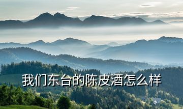 我們東臺(tái)的陳皮酒怎么樣