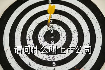 請問什么叫上市公司