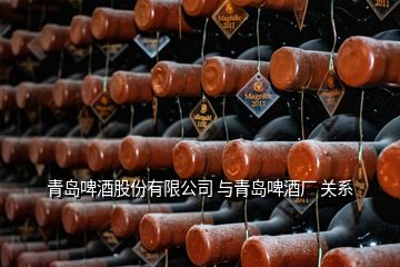 青島啤酒股份有限公司 與青島啤酒廠 關系