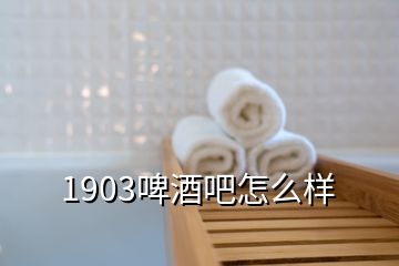 1903啤酒吧怎么樣