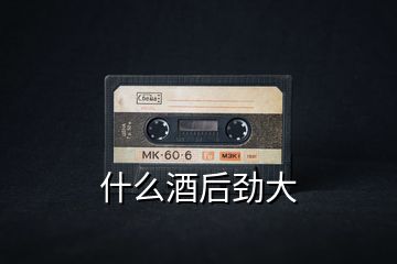 什么酒后勁大