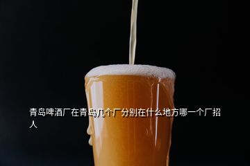 青島啤酒廠在青島幾個(gè)廠分別在什么地方哪一個(gè)廠招人