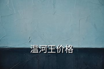 溫河王價格