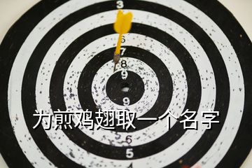 為煎雞翅取一個(gè)名字