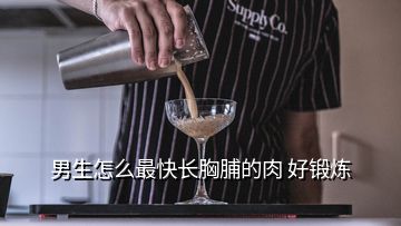 男生怎么最快長胸脯的肉 好鍛煉