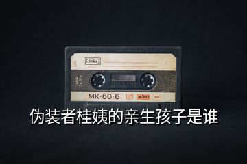 偽裝者桂姨的親生孩子是誰(shuí)
