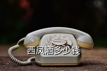 西鳳酒多少錢(qián)