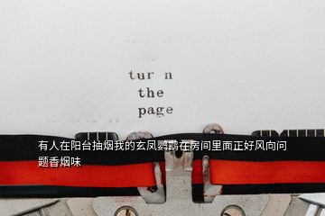 有人在陽臺(tái)抽煙我的玄鳳鸚鵡在房間里面正好風(fēng)向問題香煙味