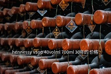 hennessy vsop 40volml 700ml 30年的 價(jià)格