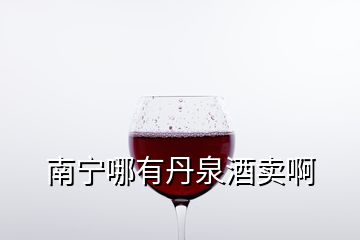 南寧哪有丹泉酒賣(mài)啊
