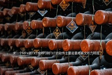 求一個(gè)MP4轉(zhuǎn)TXT或MP3轉(zhuǎn)TXT的軟件主要是要用英文聽(tīng)力轉(zhuǎn)成