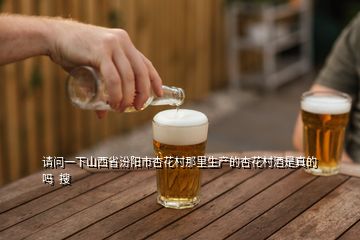 請問一下山西省汾陽市杏花村那里生產的杏花村酒是真的嗎  搜