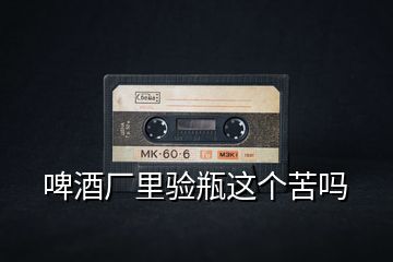 啤酒廠里驗(yàn)瓶這個(gè)苦嗎
