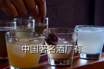 中國著名酒廠有